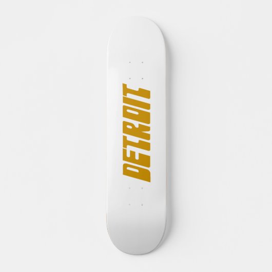 Skateboard de Détroit avec style (Devant)