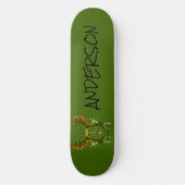 Skateboard de dragon bleu personnalisé (Recto)