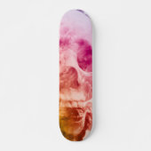 skateboard de fumée dessin d'art personnalisé (Devant)