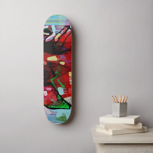 Skateboard de graffiti coloré (Art mural)