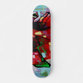 Skateboard de graffiti coloré (Devant)