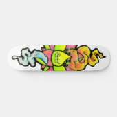 SKATEBOARD DE HIPTSTER DE FAT NOUVELLE SKOOL FLEUR DE LOTUS (Horz)