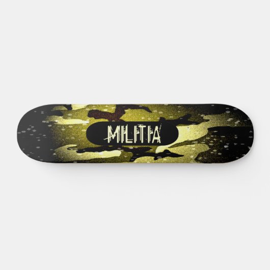 skateboard de la Milice Cammo (Horz)