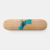 Skateboard de la plage de California Republic (Horz)