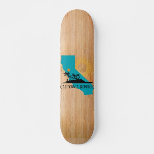 Skateboard de la plage de California Republic (Devant)