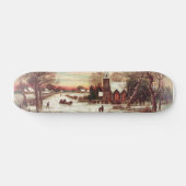 Skateboard de la veille de Noël (Horz)