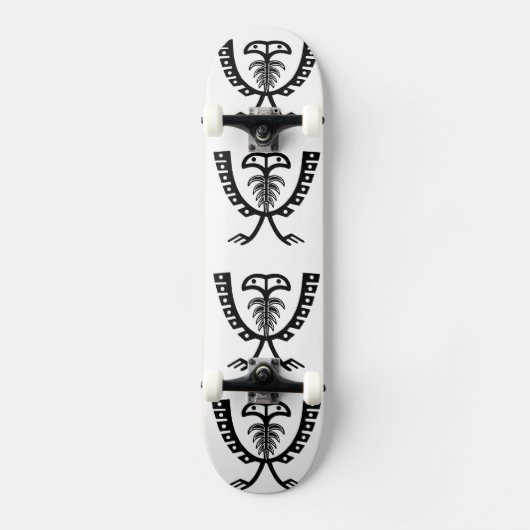 Skateboard de l'aigle noir à deux têtes (Recto)
