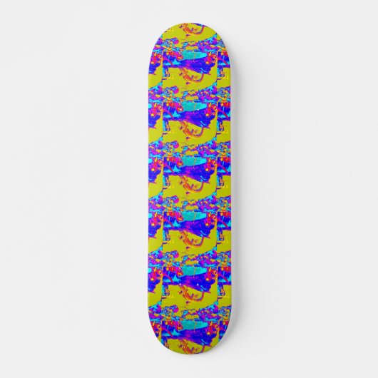 skateboard de lézards sauvages (Devant)