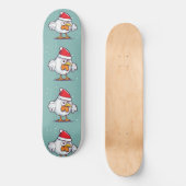 Skateboard de poulet de Noël (Recto)