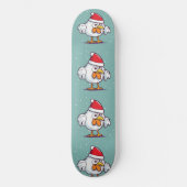 Skateboard de poulet de Noël (Recto)