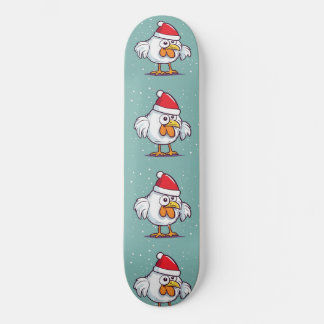 Skateboard de poulet de Noël