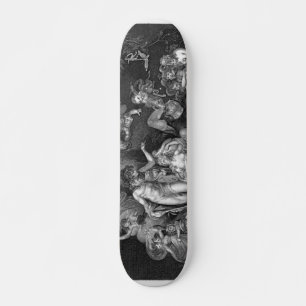 Skateboard de rêve de la nuit d'été