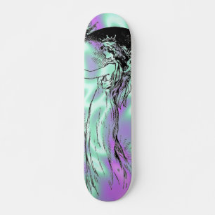 Skateboard de rêve de la nuit d'été