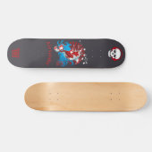 Skateboard de style japonais avec anagram 風 person (Horz)