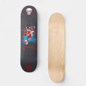 Skateboard de style japonais avec anagram 風 person (Recto)