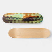 Skateboard de vague psychédélique (Horz)