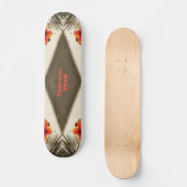 Skateboard de vibes tropicales (Recto)