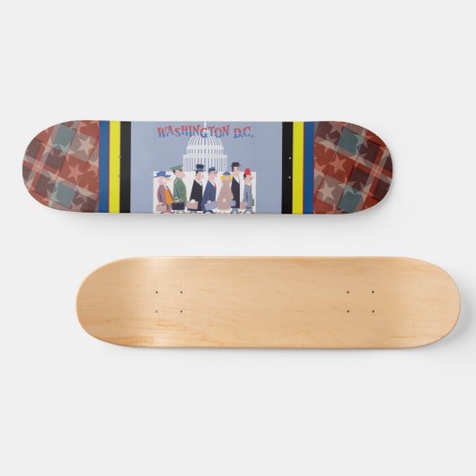 Skateboard de Washington D.C. (Horz)