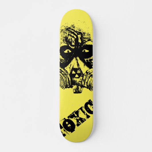 Skateboard Déchets toxiques Conception du tablier (Devant)