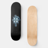 Skateboard Deck " Cross and Gargoyle" (Recto)