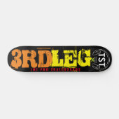 Skateboard Deck de planche à roulettes JMT 3RD LEG, 7¾" (Horz)