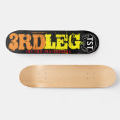 Skateboard Deck de planche à roulettes JMT 3RD LEG, 7¾" (Horz)