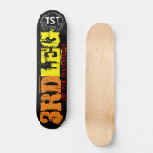 Skateboard Deck de planche à roulettes JMT 3RD LEG, 7¾" (Recto)