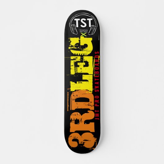 Skateboard Deck de planche à roulettes JMT 3RD LEG, 7¾" (Devant)