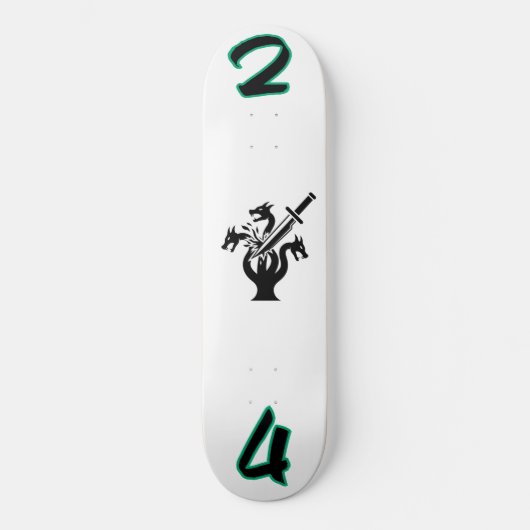 Skateboard Deck Hydra « 24 lignes dures » – Édition Conquérir (Recto)