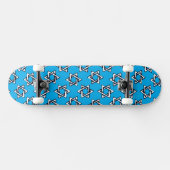 Skateboard Deck Judaica - Cadeaux - Etoiles juives (Horz)