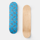 Skateboard Deck Judaica - Cadeaux - Etoiles juives (Recto)