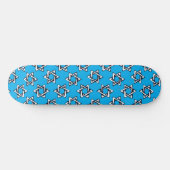 Skateboard Deck Judaica - Cadeaux - Etoiles juives (Horz)