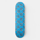 Skateboard Deck Judaica - Cadeaux - Etoiles juives (Recto)