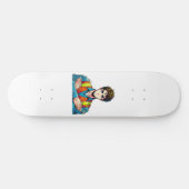 Skateboard Deck mit Manga-Sicherheitsfachmann (Horizontaal)