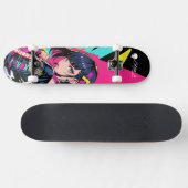 Skateboard Deck - "Respect Women: Oriental Girl" (Horz)