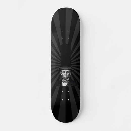 Skateboard Déclaration de mode présidentielle Abraham Lincoln (Recto)