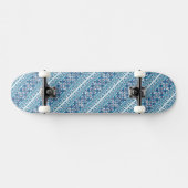 Skateboard Décor bleu mignon motif (Horz)