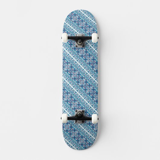 Skateboard Décor bleu mignon motif (Recto)