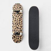 Skateboard Décor de guépard de peau (Recto)