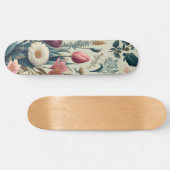 Skateboard Découvrez un motif botanique floral printanier épo (Horz)