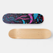 Skateboard Découvrez Wonderland sur Roues : Magic Mushroom (Horz)