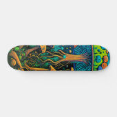 Skateboard Découvrez Wonderland sur Roues : Magic Mushroom (Horz)