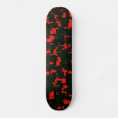 Skateboard Deep Army Green Red Black Abstract (Recto)