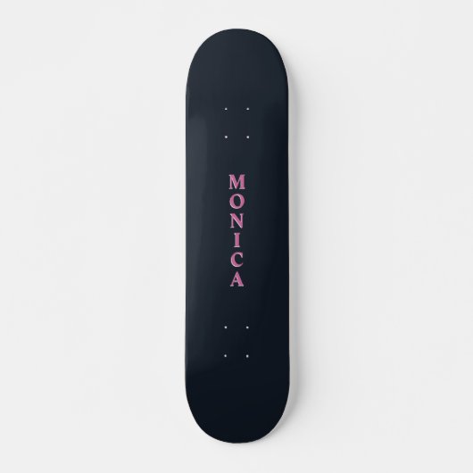 Skateboard Deep marine rose coutume (Devant)