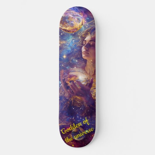Skateboard Déesse de l'univers (Recto)