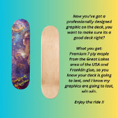 Skateboard Déesse de l'univers