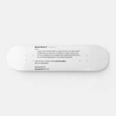 Skateboard Définition de dictionnaire de planche à roulettes (Horz)