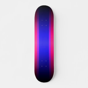 Skateboard Dégradé bleu violet et rose : Tableau de bord pe