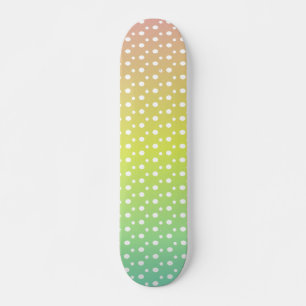 Skateboard dégradé coloré de bulle arc-en-ciel