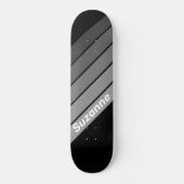 Skateboard Dégradé foncé avec nom (Recto)